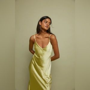 NWOT Oak + Fort Midi Slip Dress